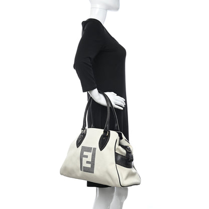 Fendi Canvas Bag De Jour Tote Natural 2 of 12