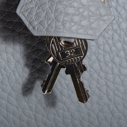 Hermes Togo Birkin 35 Bleu Lin 14 of 20