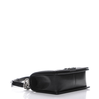 Chanel Caviar Chevron Quilted Medium Boy Flap Black 4 of 8