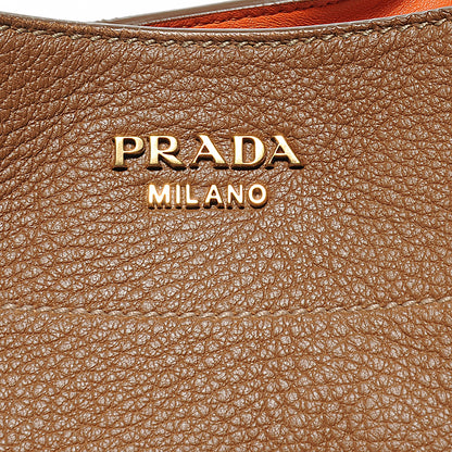 Prada Cervo Deerskin Fringe Hobo Cammello 7 of 10