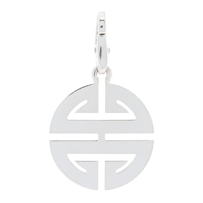 Cartier 18K White Gold Diamond Longevity Charm 3 of 6
