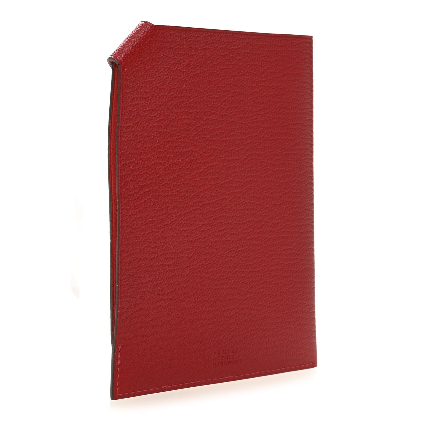 Chevre Mysore Tarmac PM Passport Holder Rouge Casaque