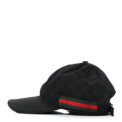 Gucci Monogram Web Baseball Hat M Black 2 of 6