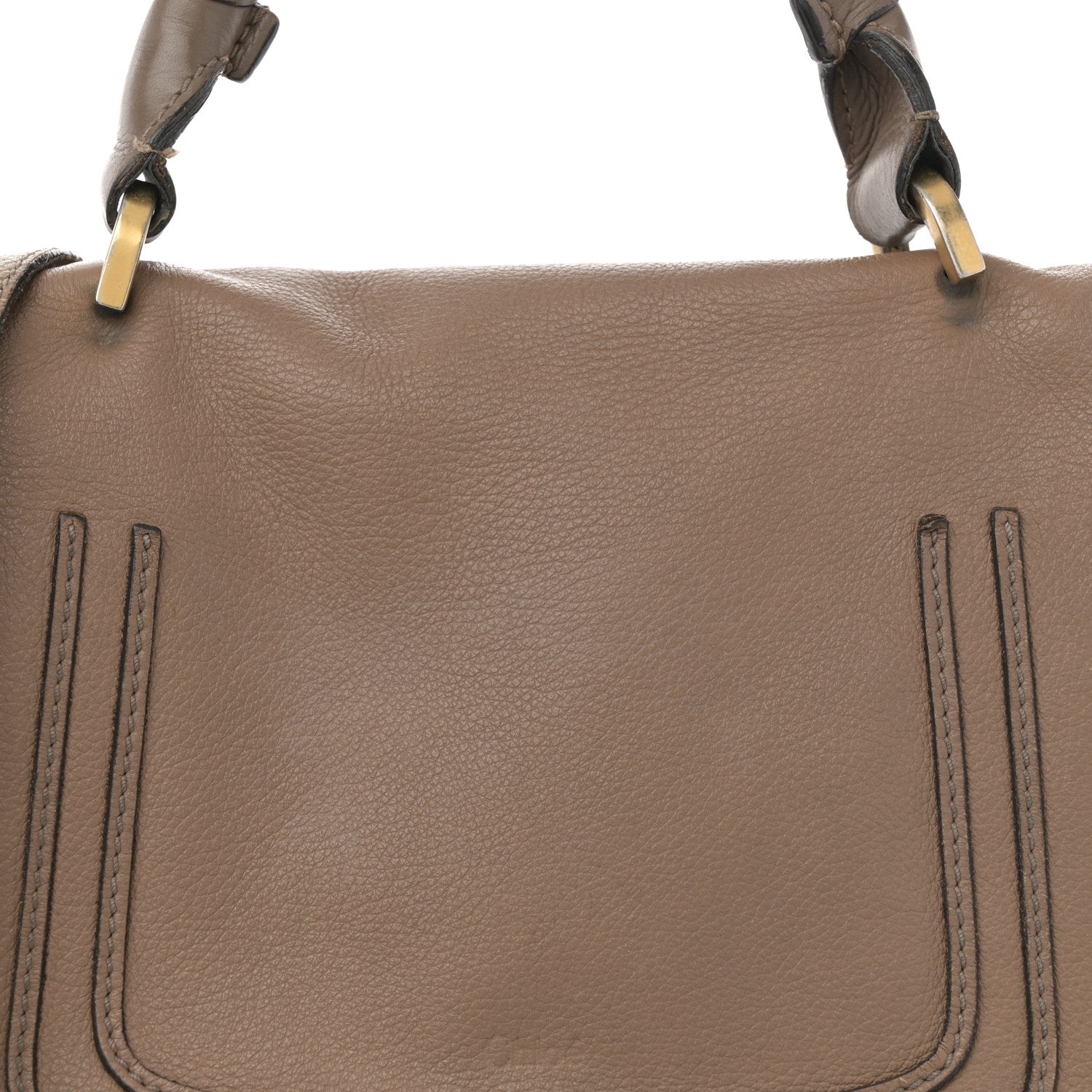Chloe Calfskin Medium Marcie Top Handle Bag Nut 13 of 41