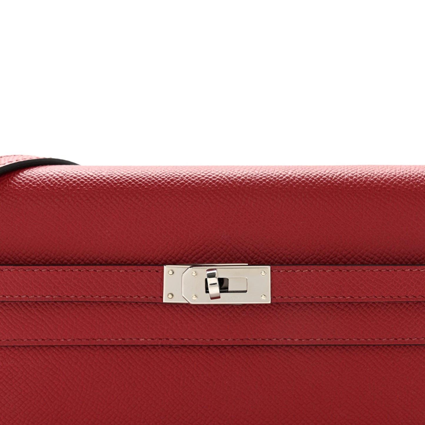 Epsom Kelly Wallet To Go Rouge Grenat