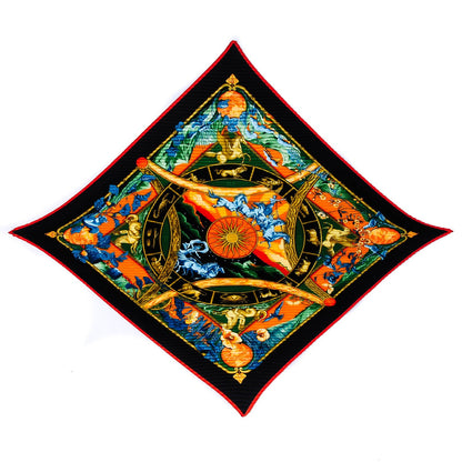 Hermes Silk Plisse Rythmes Du Monde Scarf 90 2 of 6