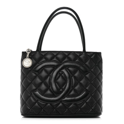 Chanel Caviar Quilted Medallion Tote Black 1 of 13