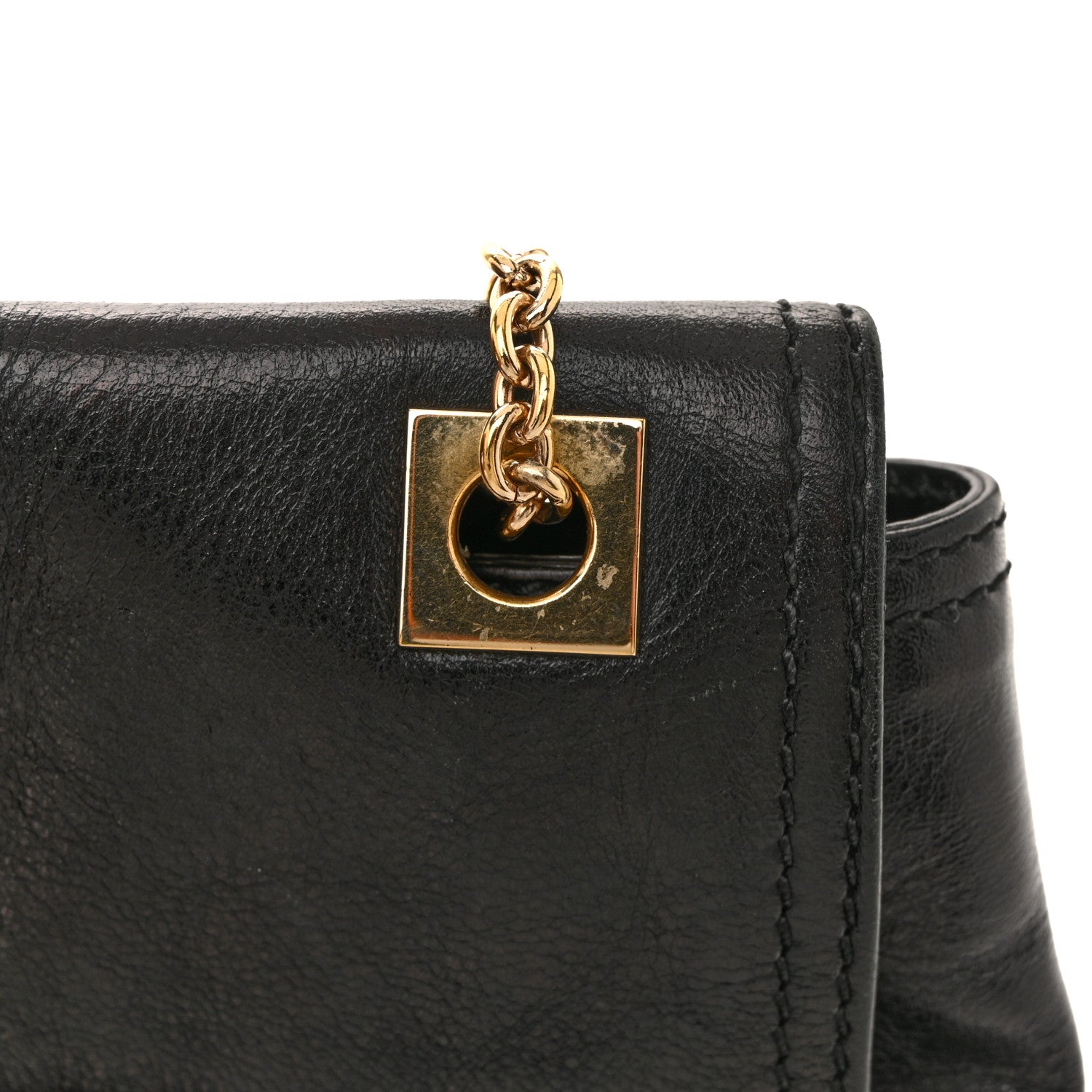 Fendi Vitello Acqua Maxi Baguette Bag Black 11 of 16