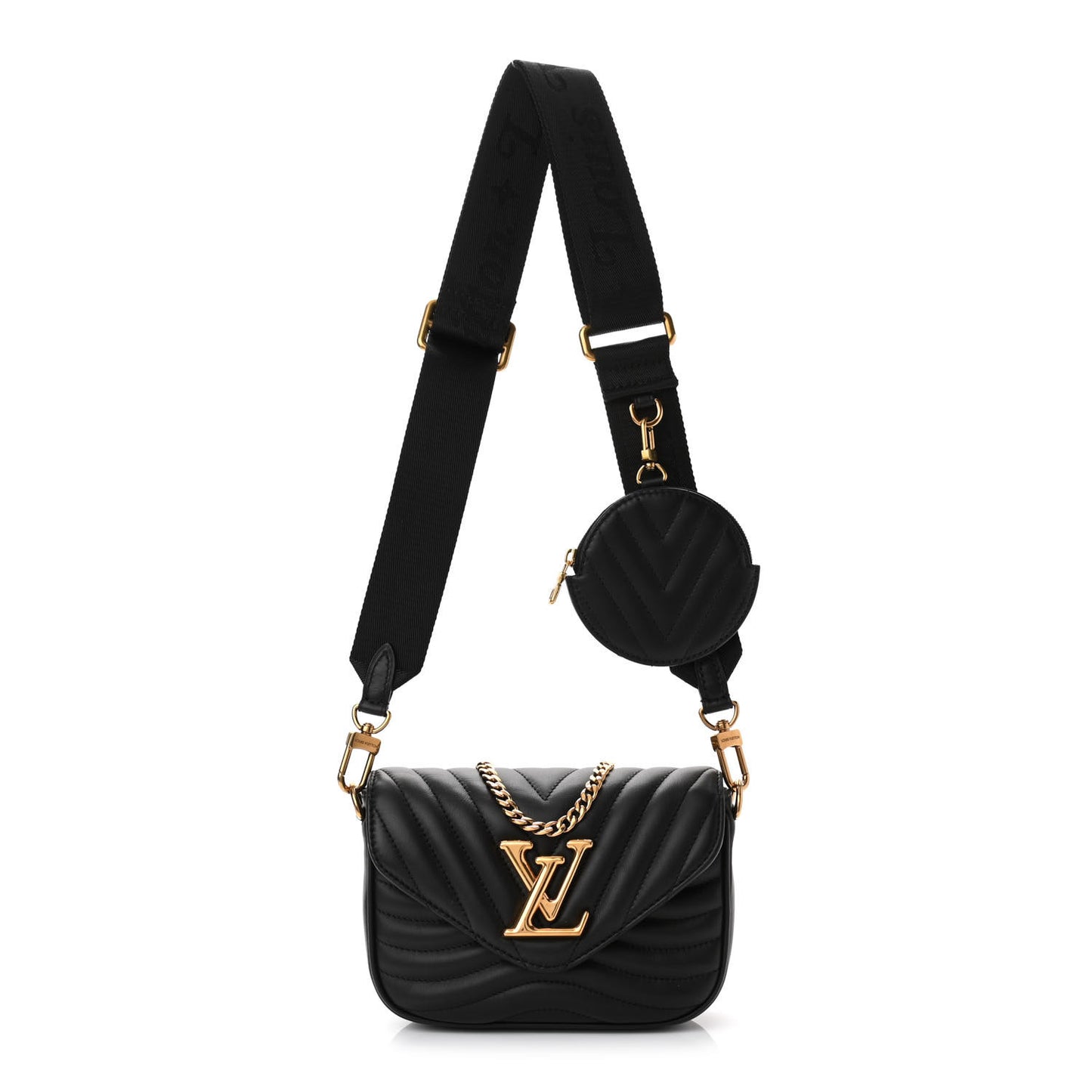 Calfskin New Wave Multi Pochette Black