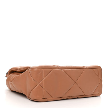 Chanel Lambskin Quilted Medium Chanel 19 Flap Brown 4 of 11