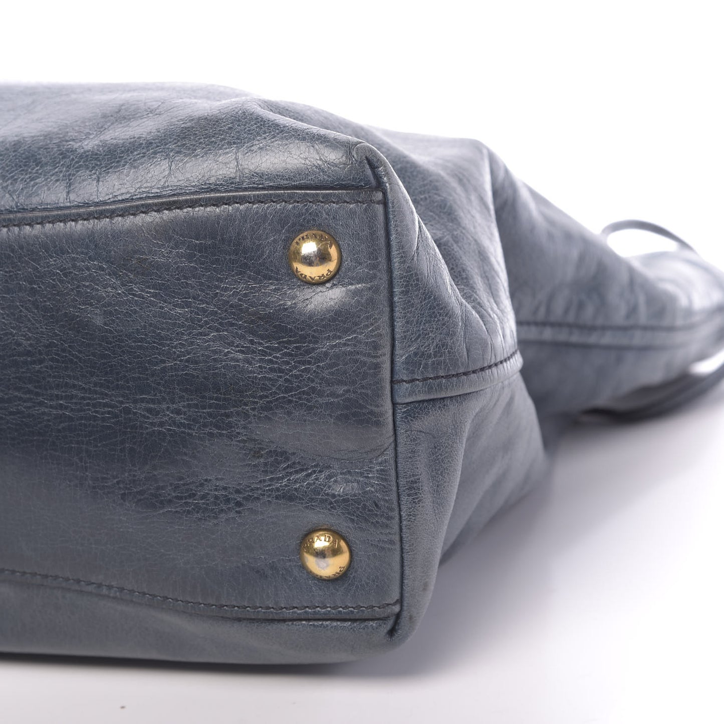 Vitello Shine Tote Denim