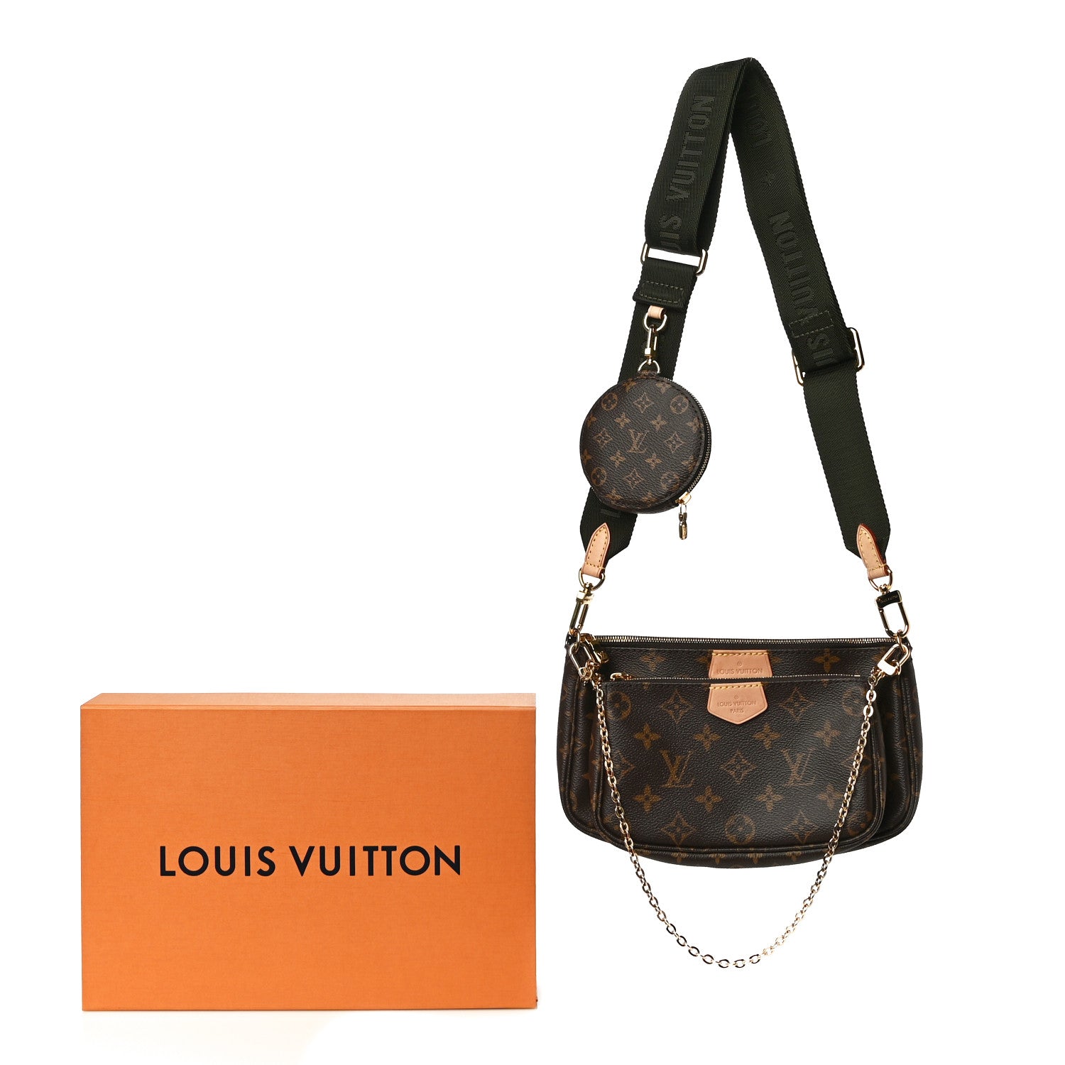 Louis Vuitton Monogram Multi Pochette Accessories Kaki 14 of 14