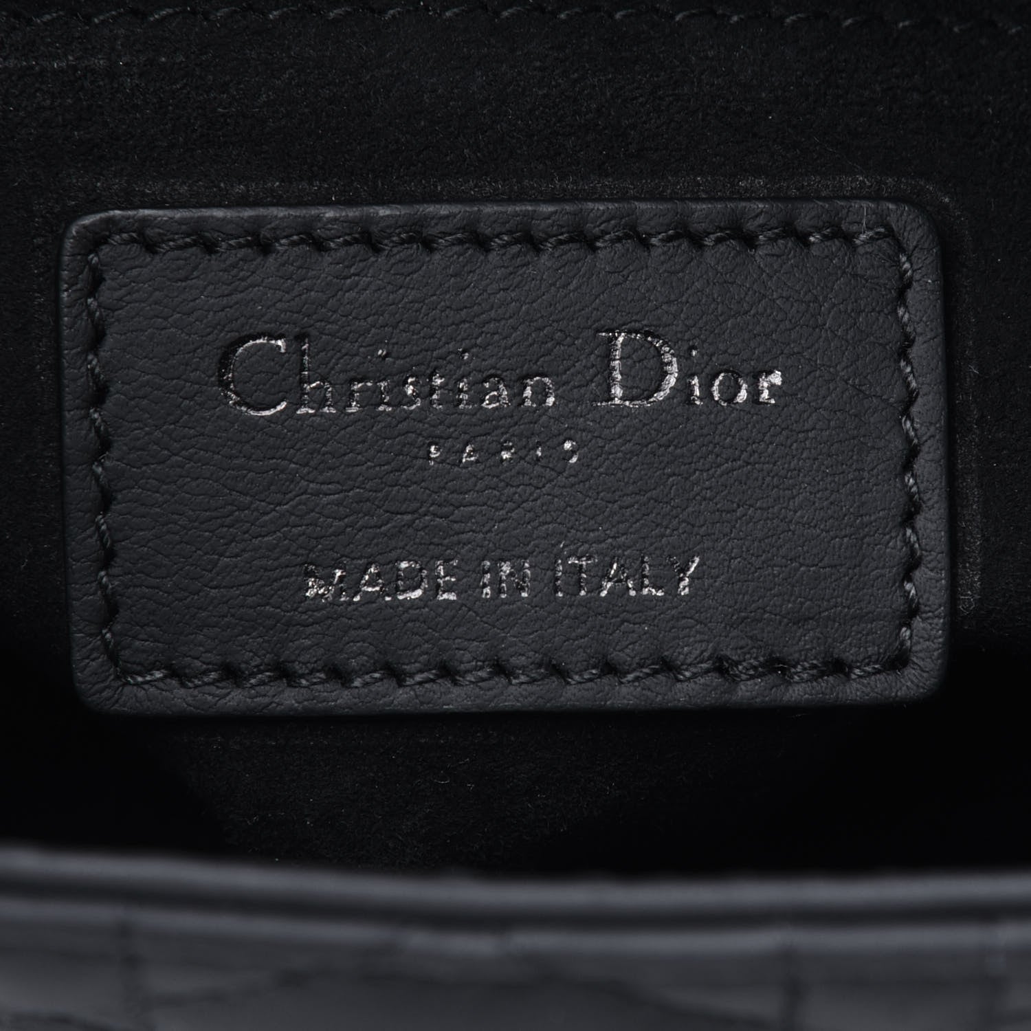 Christian Dior Ultra Matte Calfskin Cannage Small My ABCDior Lady Dior Black 7 of 14