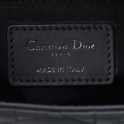 Christian Dior Ultra Matte Calfskin Cannage Small My ABCDior Lady Dior Black 7 of 14