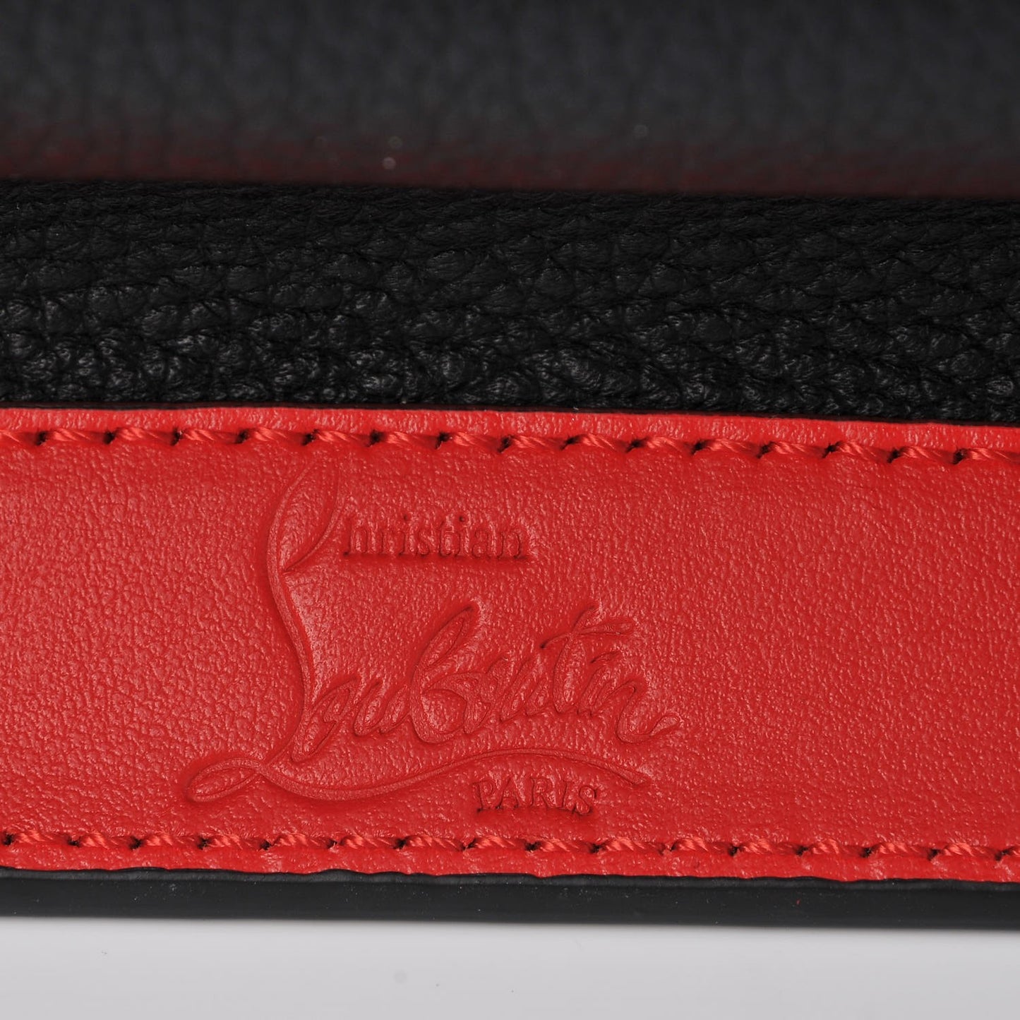 Calfskin Loubiblues Paris Clutch Bag Black Multi