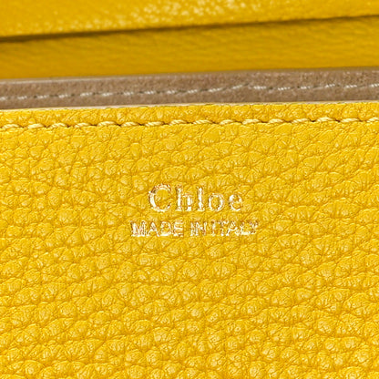 Chloe Grained Lambskin Drew Shoulder Bag Yellow 6 of 8