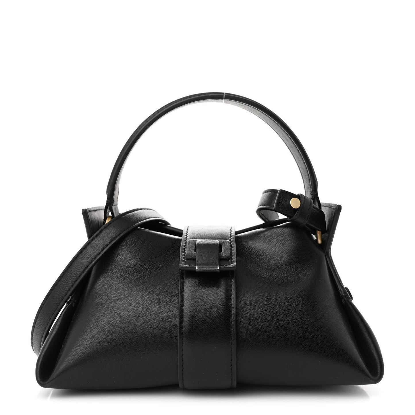 Nappa Mini Park Crossbody Bag Black