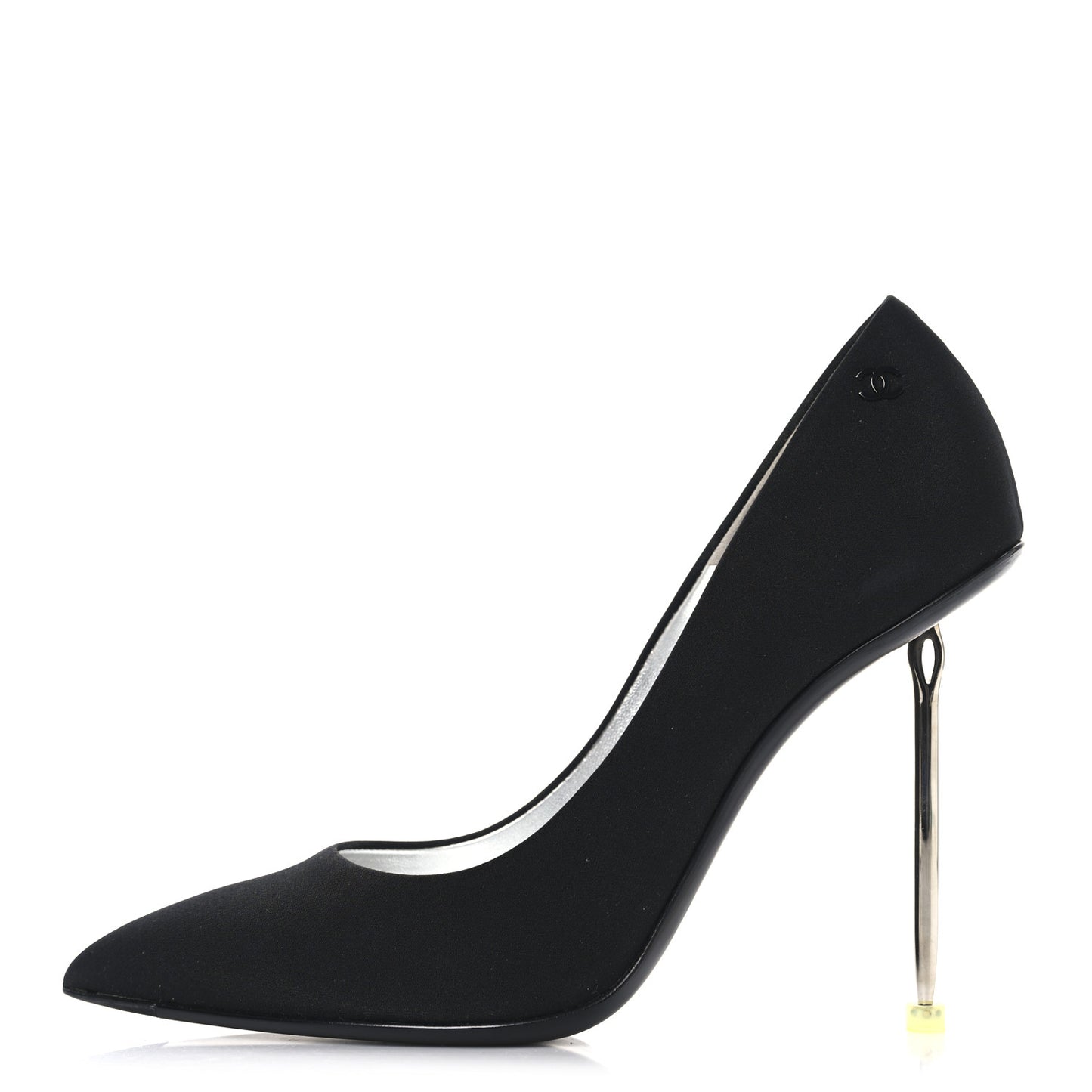 Silk Crepe CC Pumps 38.5 Black