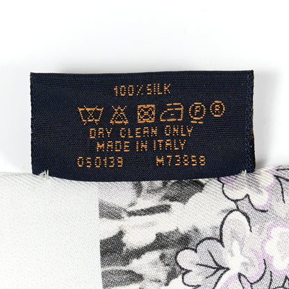 Louis Vuitton Silk Louis In The Garden Bandeau White 4 of 4