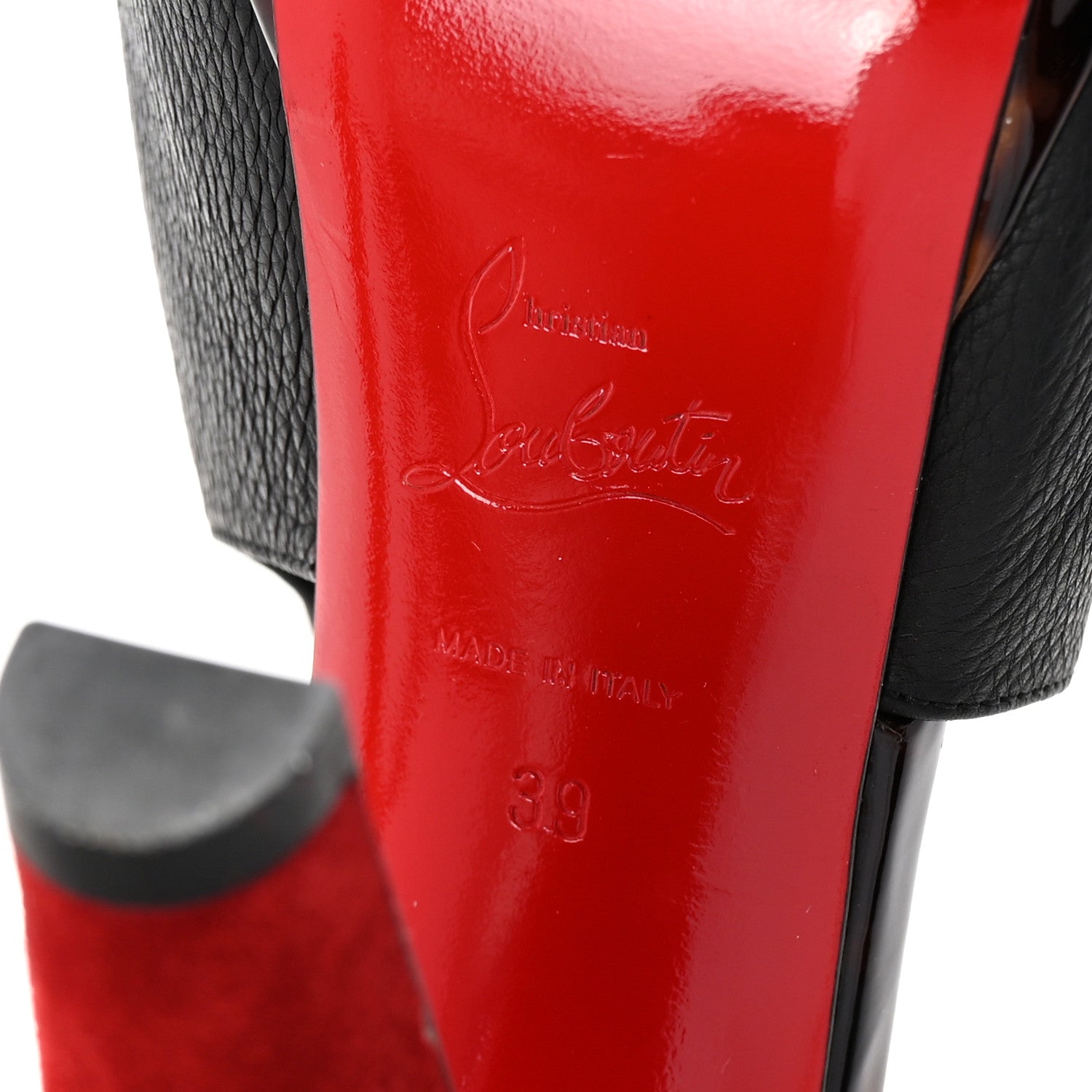 Christian Louboutin Morphee Calfskin Suede Barbara 120 Peep Toe Pumps 39 Version Testa Di Moro 7 of 9