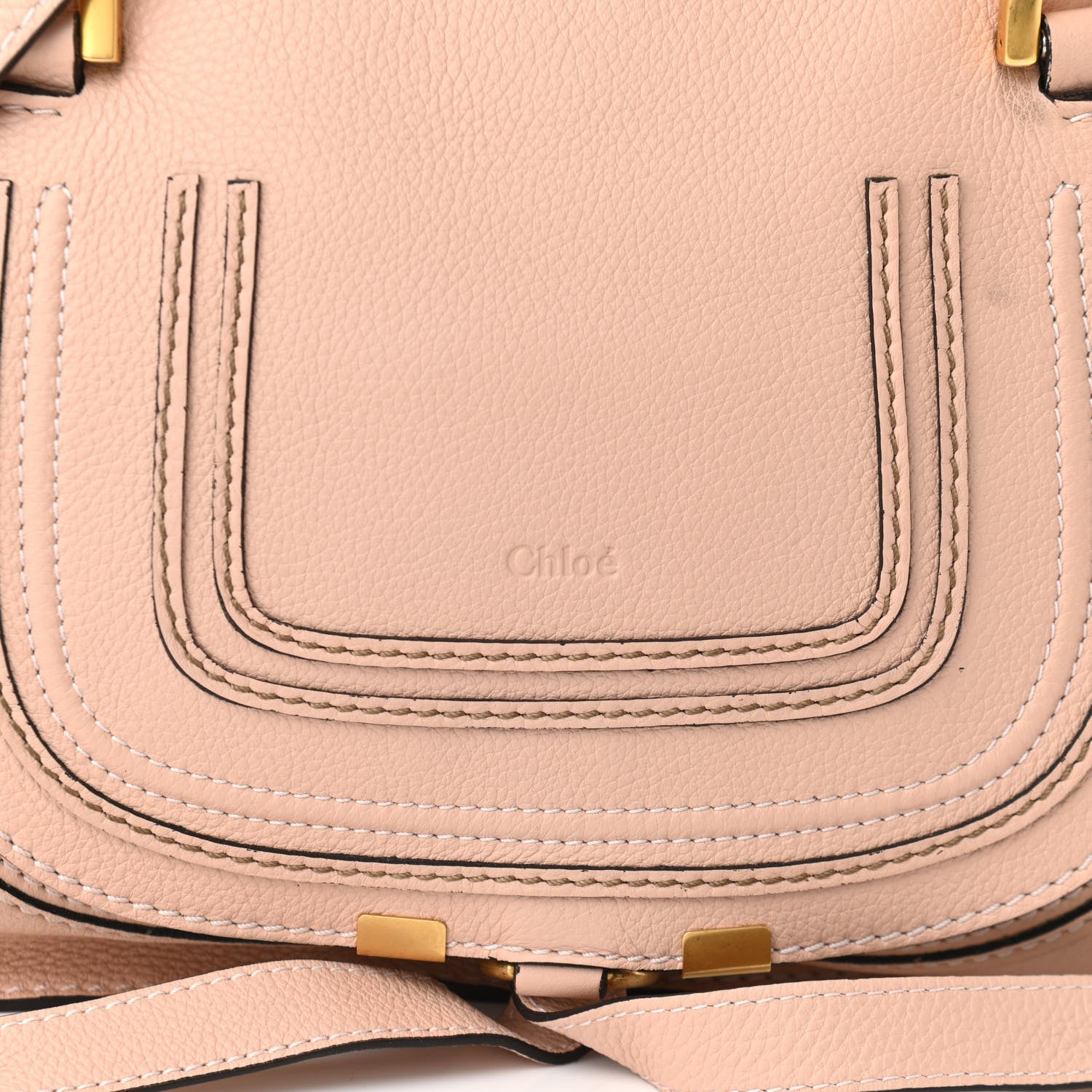 Chloe Calfskin Small Marcie Satchel Pale Pink 7 of 12