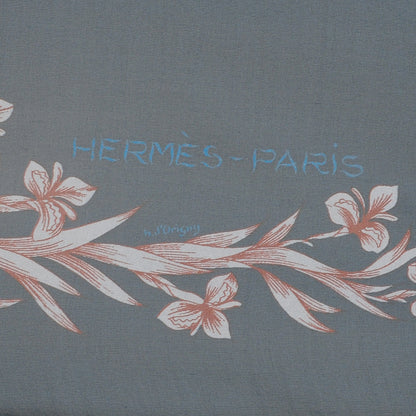 Hermes Silk Mousseline Cheval Fleuri Scarf 90 5 of 6