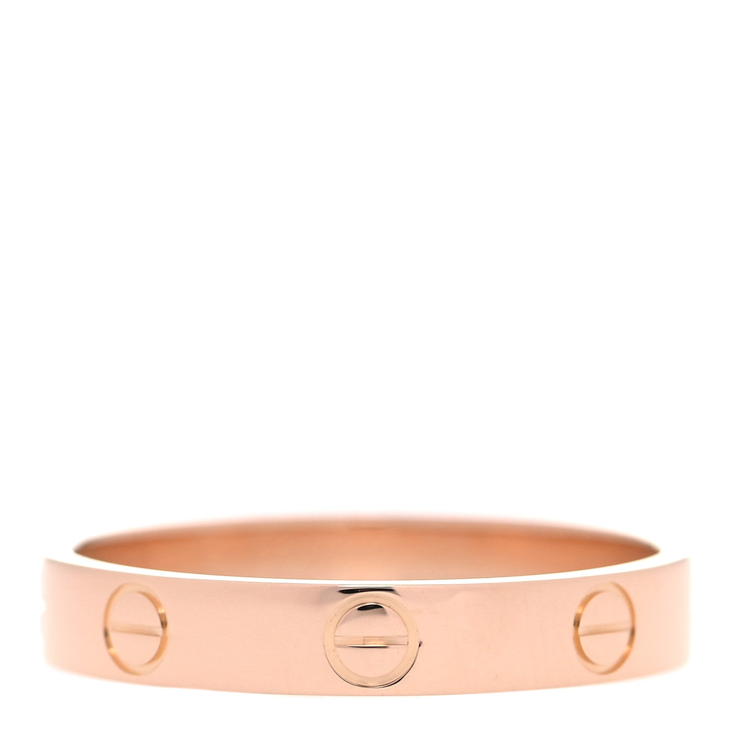 Cartier 18K Pink Gold 3.5mm LOVE Wedding Band Ring 58 8.25 3 of 4
