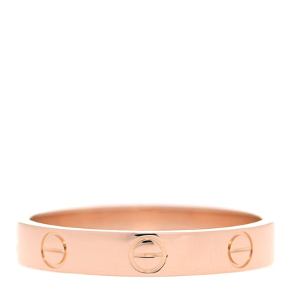 Cartier 18K Pink Gold 3.5mm LOVE Wedding Band Ring 58 8.25 3 of 4