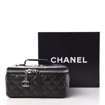 Chanel Lambskin Quilted Jewelry Case Black 9 of 9
