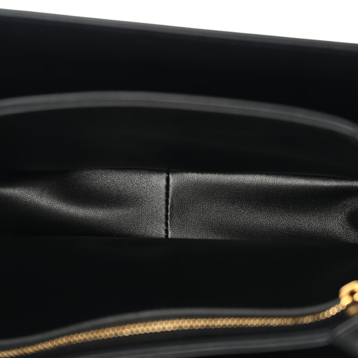 Celine Shiny Calfskin Medium Triomphe Black 5 of 10
