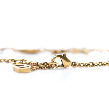 Christian Dior Metal Star Heart Bracelet Black Gold 4 of 6