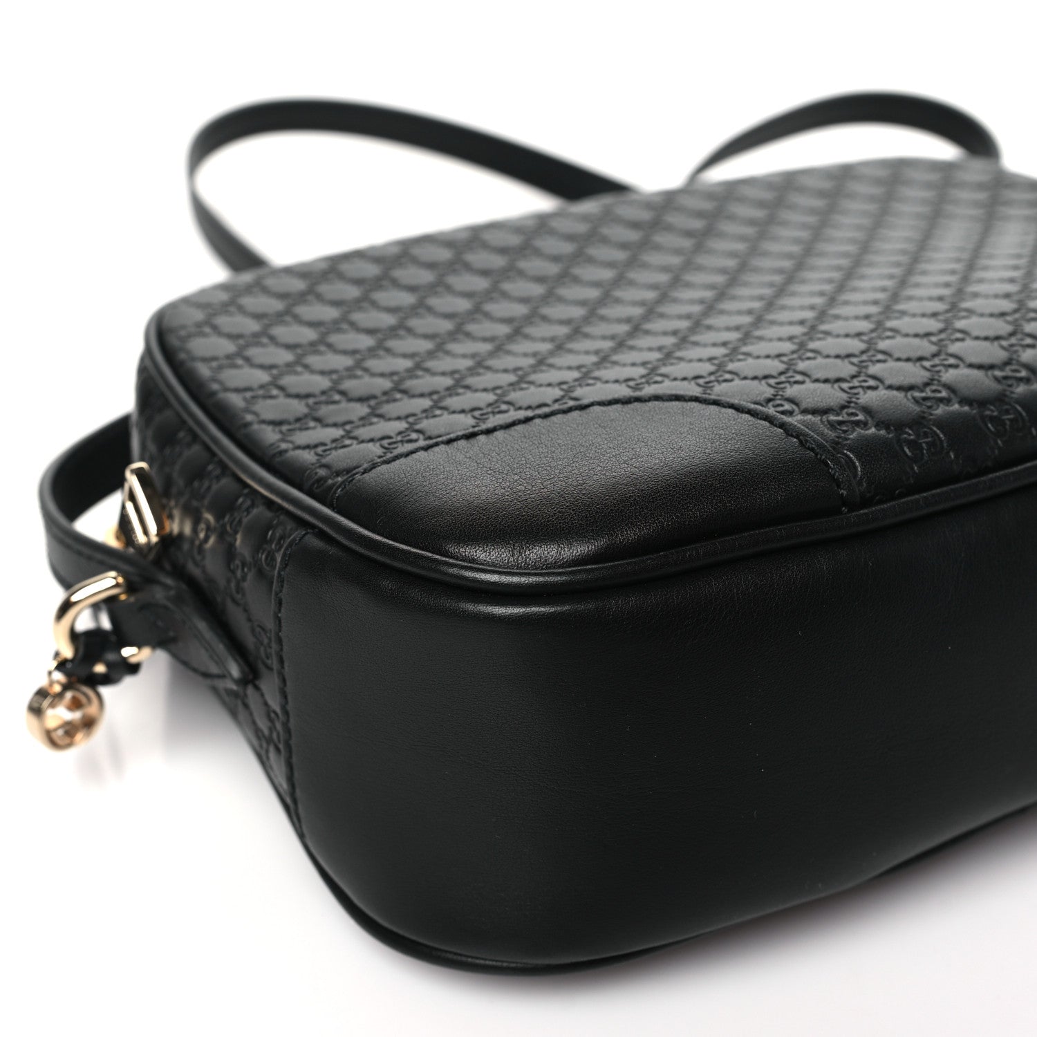 Gucci Microguccissima Mini Bree Messenger Bag Black 9 of 10
