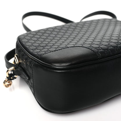 Gucci Microguccissima Mini Bree Messenger Bag Black 9 of 10