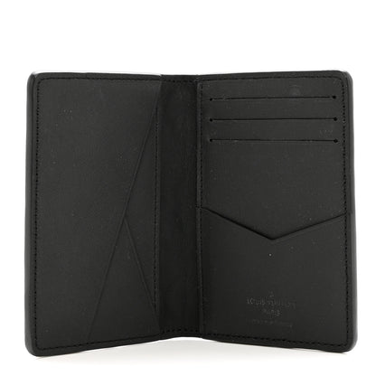 Louis Vuitton Calfskin Monogram Shadow Pocket Organizer Black 5 of 7