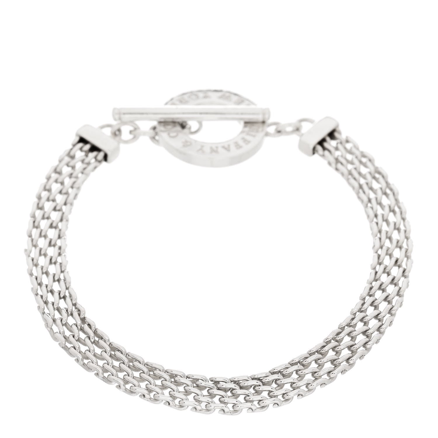 Tiffany Sterling Silver Somerset Toggle Bracelet 2 of 3