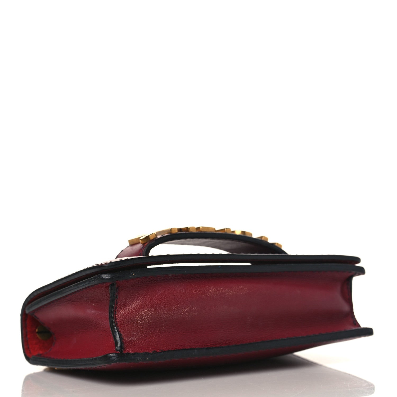 Christian Dior Calfskin Mini J'Adior Chain Flap Bag Red 4 of 12