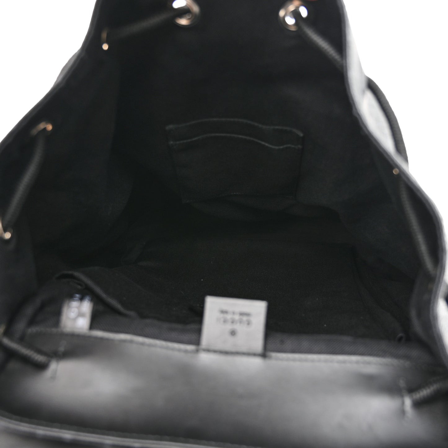 Soft GG Supreme Monogram Appia Calfskin Web Double Buckle Backpack Black