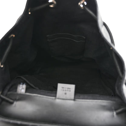 Gucci Soft GG Supreme Monogram Appia Calfskin Web Double Buckle Backpack Black 5 of 11