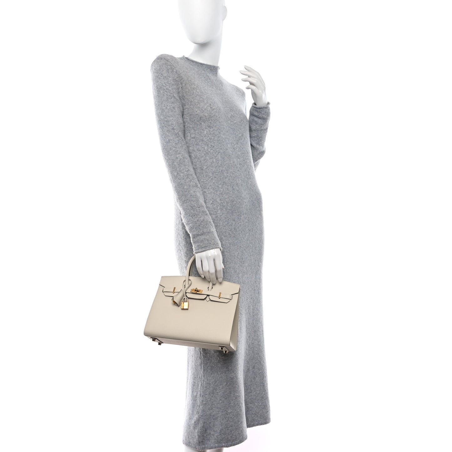 Epsom Birkin Sellier 25 Craie