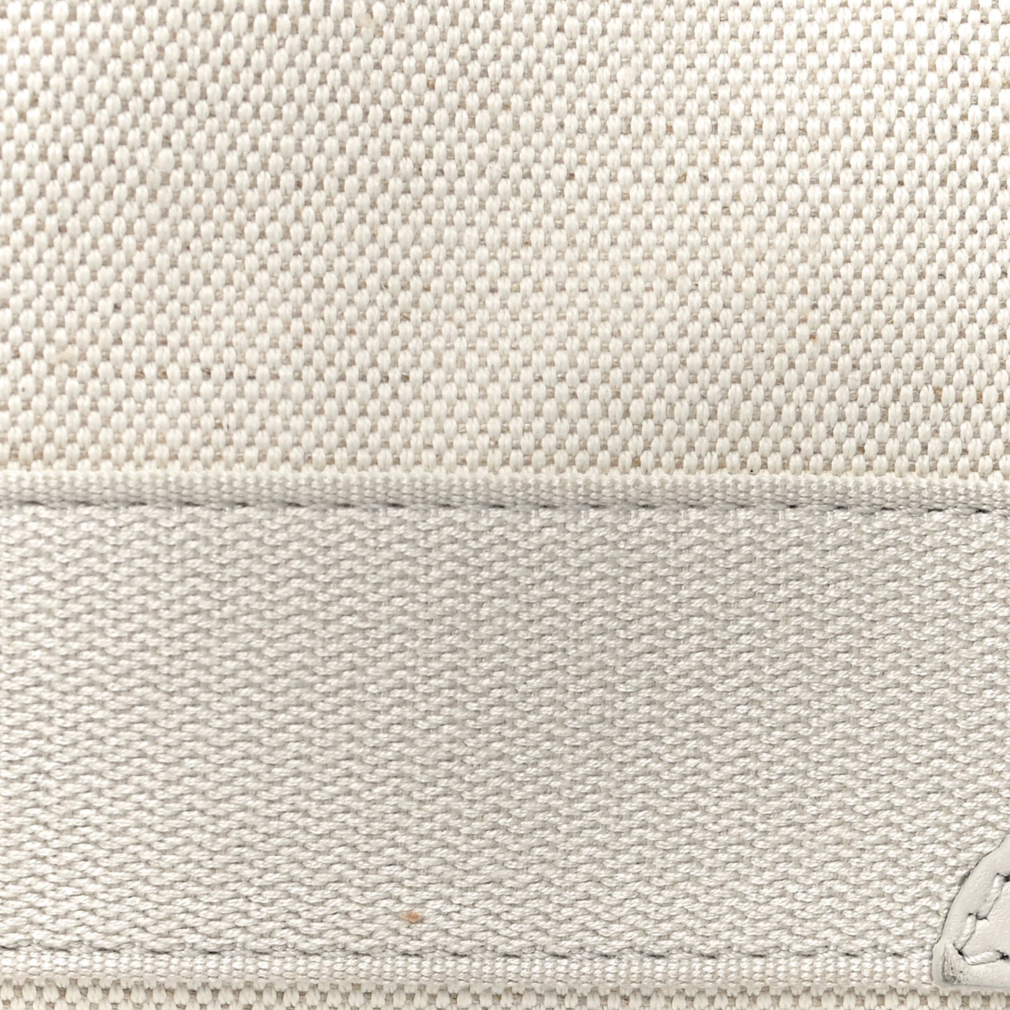 Cotton Canvas Calfskin Navy Cabas XS Natural