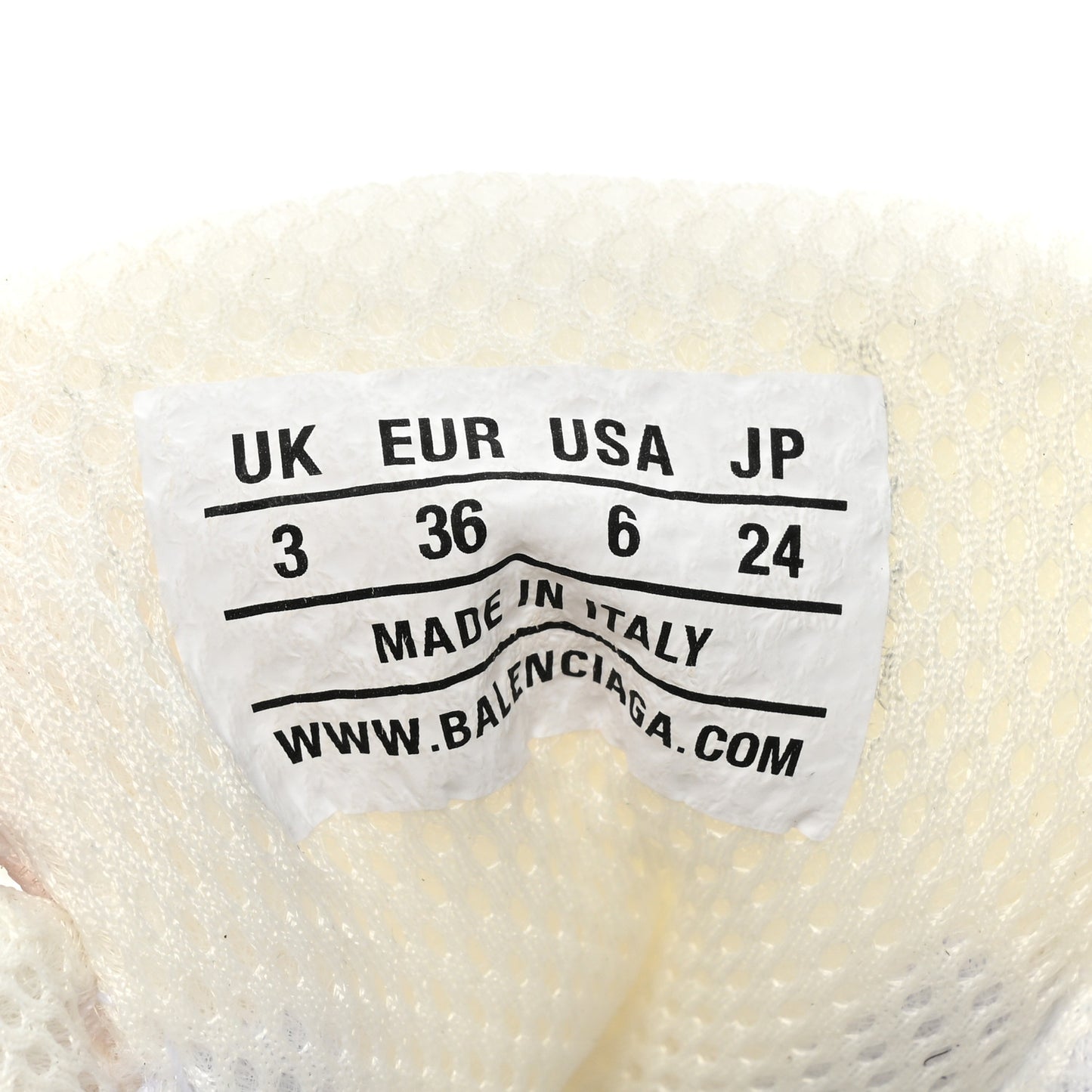 Fabric Mesh Womens Phantom Sneakers 36 White