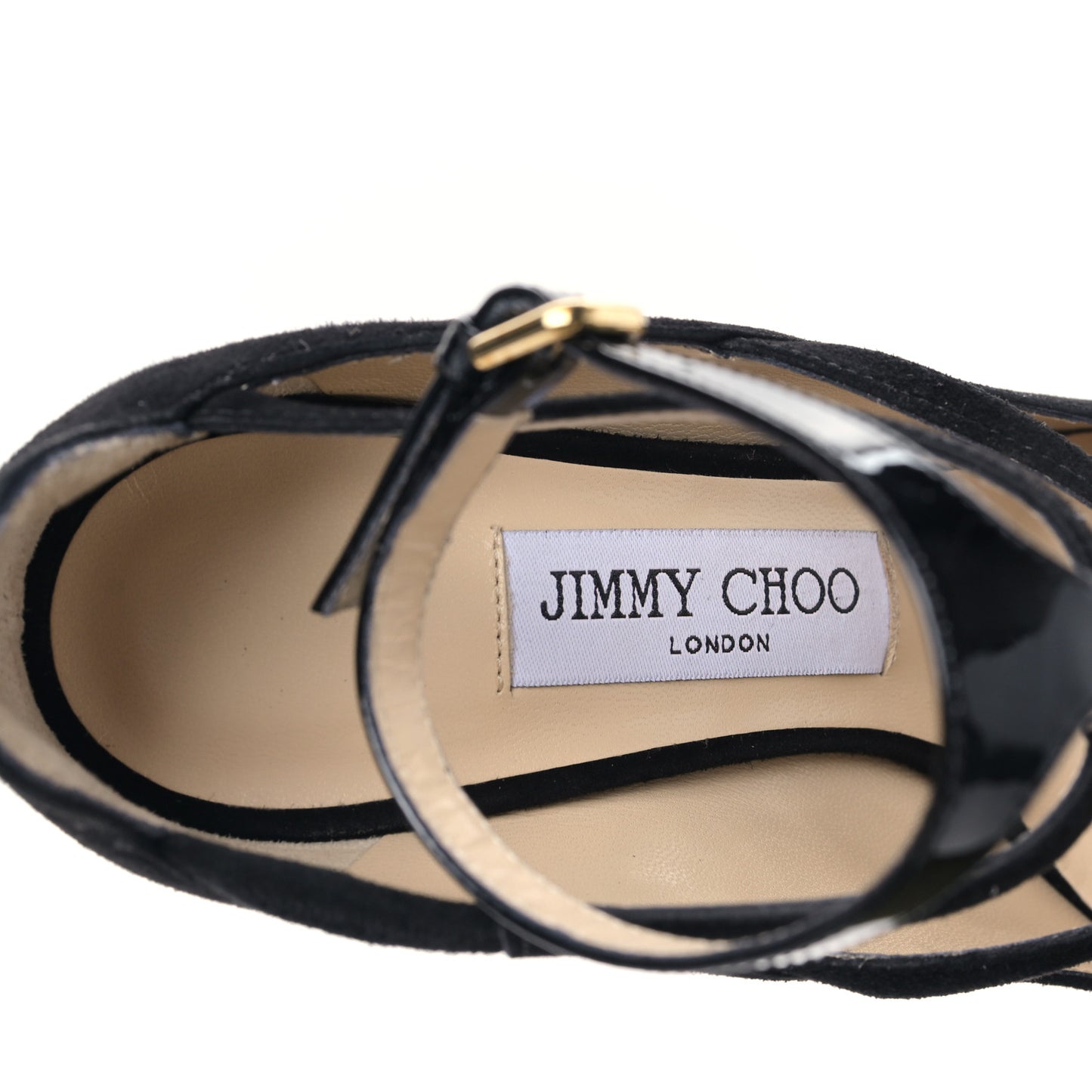 Suede Patent Doll 100 Pumps 37.5 Black