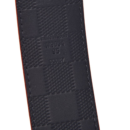Louis Vuitton Damier Cobalt Infini Reversible Belt 95 38 Rouge 6 of 7