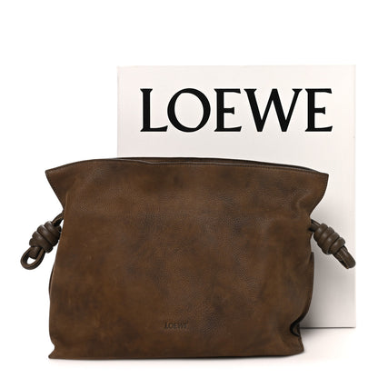 Loewe Grained Nubuck Medium Flamenco Knot Bag Tundra 10 of 10