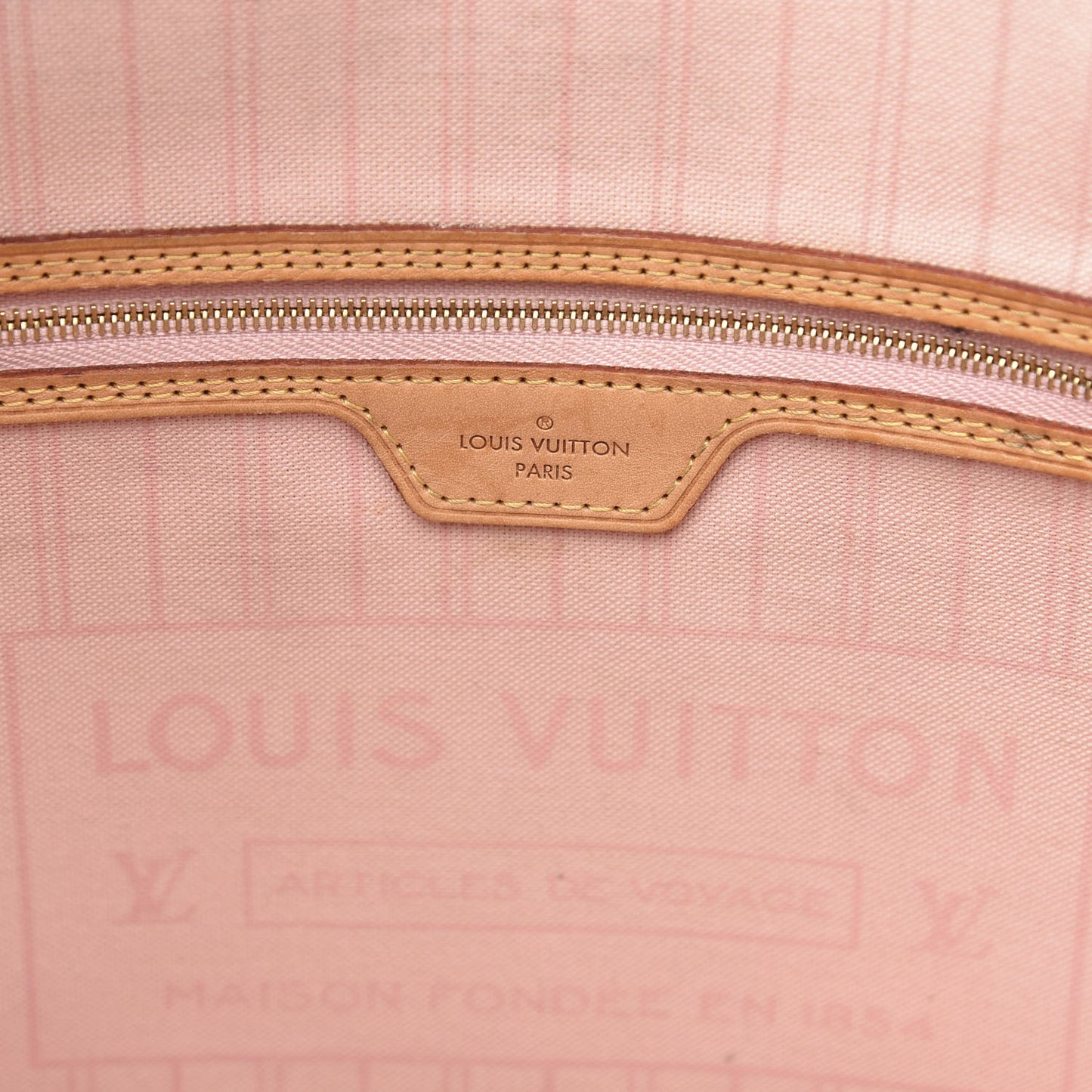 Damier Azur Neo Neverfull MM Rose Ballerine