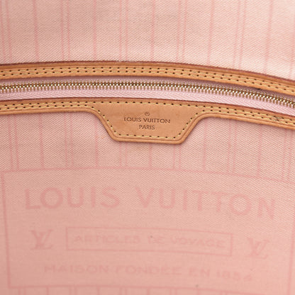 Louis Vuitton Damier Azur Neo Neverfull MM Rose Ballerine 6 of 18