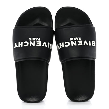 Givenchy Rubber Logo Platform Slides 39 Black 5 of 9