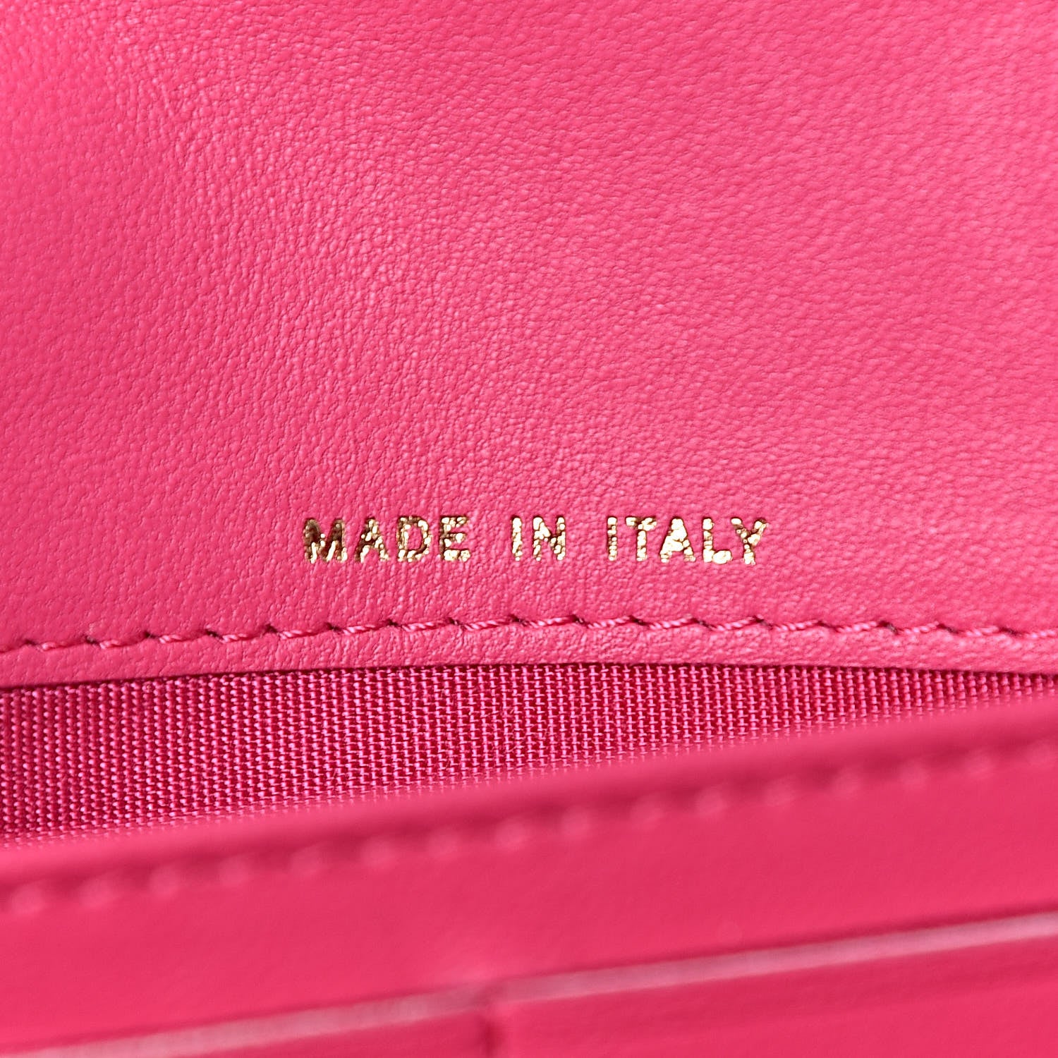 Chanel Lambskin Quilted Boy Flap Wallet Fuchsia 7 of 14