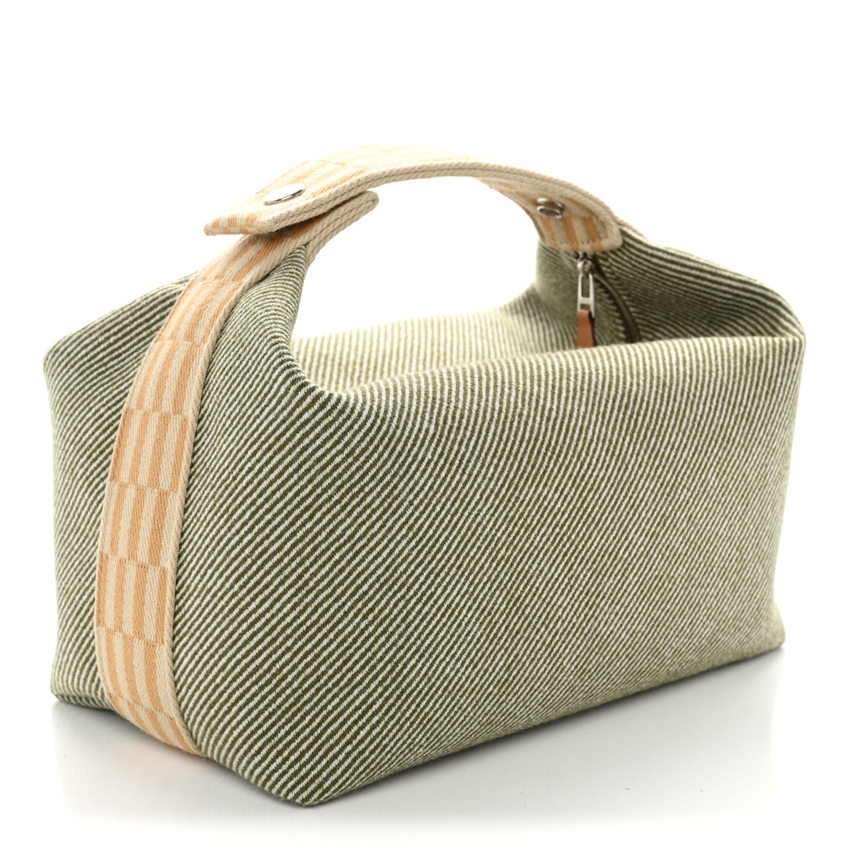 Hermes Wool Large Bride-A-Brac H Natte Pouch Vert Foret 4 of 8