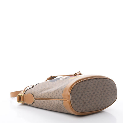 Gucci X DISNEY Mini Vintage GG Supreme Monogram Bucket Bag Beige Vintage Sun Oil 3 of 7